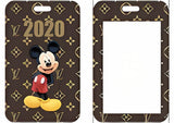 ID Card Badge Holder - Mickey & Friends - Mickey Mouse On Louis Vuitton Monogram