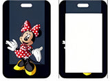 ID Card Badge Holder - Mickey & Friends - Minnie Mouse Red Polka Dot Dress (Style 3)