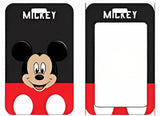 ID Card Badge Holder - Mickey & Friends - Mickey Mouse Head Red Shorts