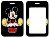 ID Card Badge Holder - Mickey & Friends - Mickey Mouse Sitting On Ground
