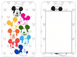 ID Card Badge Holder - Mickey & Friends - Mickey Mouse Rainbow Heads Pattern
