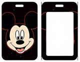ID Card Badge Holder - Mickey & Friends - Mickey Mouse Smiling Face Black Card