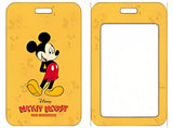 ID Card Badge Holder - Mickey & Friends - Mickey Mouse Walking Yellow Card