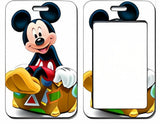 ID Card Badge Holder - Mickey & Friends - Mickey Mouse Sitting On Suitcase