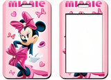 ID Card Badge Holder - Mickey & Friends - Minnie Mouse Posing Pink Bows Hearts