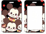 ID Card Badge Holder - Mickey & Friends - Cute Baby Mickey Mouse With Red Polka Dots
