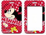ID Card Badge Holder - Mickey & Friends - Minnie Mouse Red Polka Dot Bow (Style 4)
