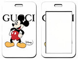 ID Card Badge Holder - Mickey & Friends - Mickey Mouse With Gucci Logo