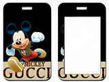 ID Card Badge Holder - Mickey & Friends - Mickey Mouse Running On Gucci Monogram