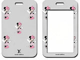 ID Card Badge Holder - Disney - Minnie Mouse Pink Dress LV Monogram