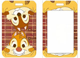 ID Card Badge Holder - Disney - Chip 'n' Dale Peeking Out Plaid