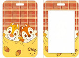 ID Card Badge Holder - Disney - Chip 'n' Dale With Acorns Plaid