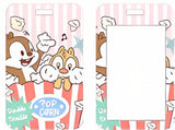 ID Card Badge Holder - Mickey & Friends - Chip 'n' Dale Popcorn Party