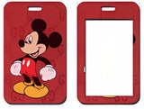 ID Card Badge Holder - Mickey & Friends - Mickey Mouse On Gucci Monogram Red
