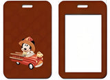 ID Card Badge Holder - Mickey & Friends - Mickey Mouse Firefighter Driving Red Truck