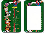ID Card Badge Holder - Mickey & Friends - Mickey Mouse In Gucci Style Green