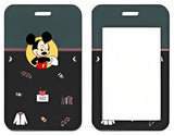 ID Card Badge Holder - Mickey & Friends - Mickey Mouse On Yellow Moon With Clothes