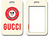 ID Card Badge Holder - Mickey & Friends - Mickey Mouse Head Red Circle Gucci