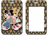 ID Card Badge Holder - Mickey & Friends - Mickey And Minnie Mouse Back-to-Back
