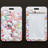 ID Card Badge Holder - Sanrio - Hello Kitty All-Over Pattern