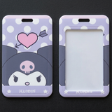 ID Card Badge Holder - Sanrio - Kuromi With Pink Heart And Arrow