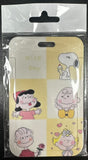 ID Card Badge Holder - Peanuts - Snoopy And Friends On Yellow Grid - foto real del paquete