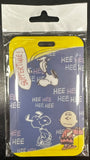 ID Card Badge Holder - Peanuts - Snoopy And Charlie Brown "Hee Hee" Blue - foto real del paquete