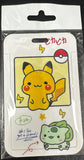 ID Card Badge Holder - Pokemon - Chibi Pikachu And Bulbasaur With Pokeball - foto real del paquete