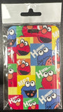 ID Card Badge Holder - Sesame Street - Elmo And Cookie Monster Colorful Blocks - foto real del paquete