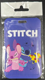 ID Card Badge Holder - Lilo & Stitch - Stitch And Angel Fighting On Blue - foto real del paquete