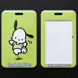 ID Card Badge Holder - Sanrio - Pochacco Bouncing With Ball Green
