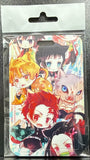 ID Card Badge Holder - Demon Slayer - Chibi Demon Slayer Group Art - foto real del paquete