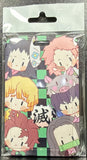 ID Card Badge Holder - Demon Slayer - Chibi Demon Slayer Characters Green Checkered - foto real del paquete