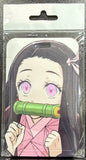 ID Card Badge Holder - Demon Slayer - Nezuko Kamado Pink Eyes Bamboo - foto real del paquete