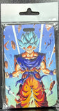 ID Card Badge Holder - Dragon Ball - Goku Super Saiyan Blue Powering Up - foto real del paquete