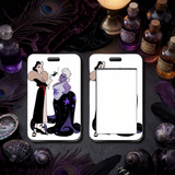 ID Card Badge Holder - Disney Villains - Cruella De Vil And Ursula Together