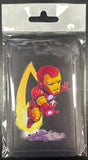 ID Card Badge Holder - Marvel - Chibi Iron Man Flying Upwards - foto real del paquete