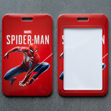 ID Card Badge Holder - Marvel - Spider-Man Crouching On Red Background