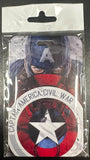 ID Card Badge Holder - Marvel - Captain America Civil War Shield - foto real del paquete