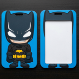 ID Card Badge Holder - DC Comics - Chibi Batman Blue Background