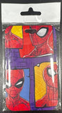 ID Card Badge Holder - Marvel - Spider-Man Comic Book Panels Red Purple - foto real del paquete
