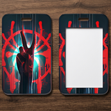 ID Card Badge Holder - Spider-Man - Miles Morales Peace Sign Web Glow