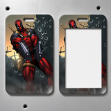 ID Card Badge Holder - Marvel - Deadpool With Guns Amidst Bullet Holes