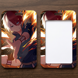 ID Card Badge Holder - My Hero Academia - Shoto Todoroki With Fire And Ice