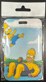 ID Card Badge Holder - The Simpsons - Homer Simpson Relaxing On Inner Tube - foto real del paquete