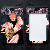ID Card Badge Holder - Jujutsu Kaisen - Yuji Itadori With Sukuna's Finger
