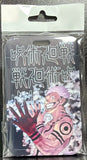 ID Card Badge Holder - Jujutsu Kaisen - Sukuna With Red Arm And Black Text - foto real del paquete