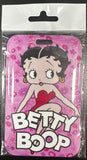 ID Card Badge Holder - Betty Boop - Sitting On Pink Floral - foto real del paquete