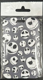 ID Card Badge Holder - The Nightmare Before Christmas - Jack Skellington Faces Pattern Gray Background - foto real del paquete