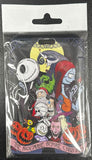 ID Card Badge Holder - The Nightmare Before Christmas - Jack Skellington And Sally With Friends - foto real del paquete